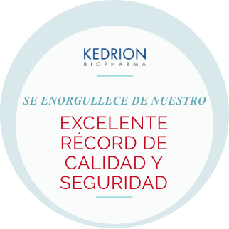 KEDRION Biopharma takes great pride in our excellent safety and quality record